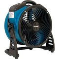 Xpower Manufacure XPOWER P-26AR 1300 CFM 4 Speed Industrial Axial Air Mover, Blower, Fan with Built-in Power Outlets P-26AR